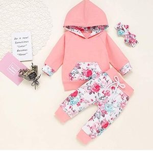 3Pcs Infant Toddler Baby Girl clothes headband set